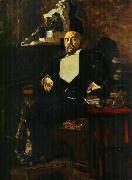Mikhail Vrubel Portrait of Savva Mamontov china oil painting artist